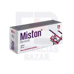 Farmacias Bazar MISTAN 90MG 28 TABLETAS oferta