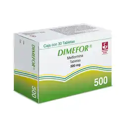 Farmacias Bazar DIMEFOR 500MG 30 TABLETAS oferta
