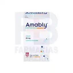 Farmacias Bazar AMABLY 40MG 14 CAPS oferta