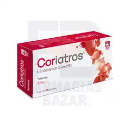 Farmacias Bazar CORIATROS 8MG 28 TABLETAS oferta