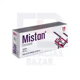 Farmacias Bazar MISTAN 90MG 14 TABLETAS oferta