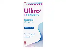 Farmacias Bazar ULKRO SUSPENSION SABOR FRESA 100MG/5ML 50ML oferta