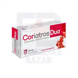Farmacias Bazar CORIATROS DUO 16MG/12.5MG 28 TABLETAS oferta