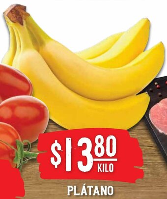 Soriana Híper Plátano oferta
