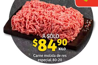 Soriana Híper Carne Molida de res Especial 80-20 oferta