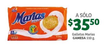 Soriana Híper Galletas Marias Gamesa 510g oferta