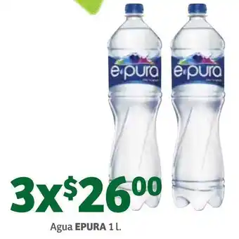 Soriana Híper Agua Epura 3x1L oferta