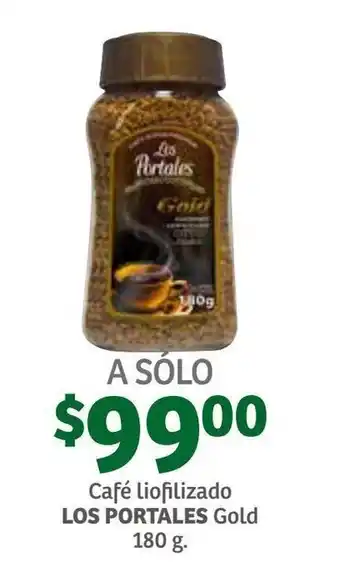 Soriana Híper Café Liofilizado Gold Los Portales 180g oferta