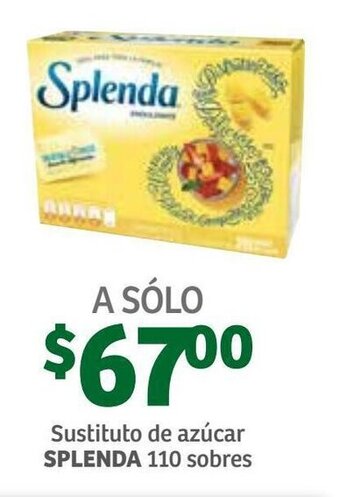 Soriana Híper Sustituto de Azúcar Splenda 110 sobres oferta