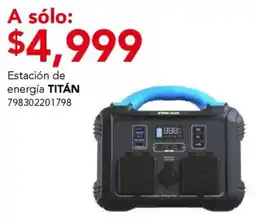 City Club Titán estación de energía oferta