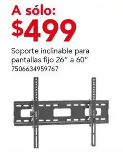 City Club Soporte inclinable para pantallas fijo 26" a 60" oferta