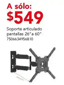 City Club Soporte articulado pantallas 26" a 60" oferta
