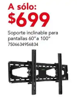 City Club Soporte inclinable para pantallas 60" a 100" oferta