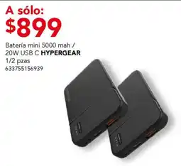City Club Hypergear batería mini 5000 mah / 20W USB C oferta