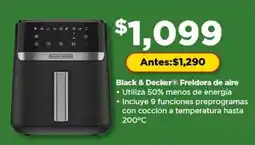 Bodega Aurrerá Black & decker freidora de aire oferta