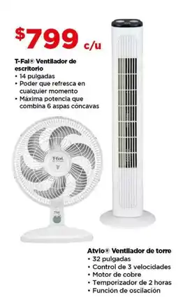 Bodega Aurrerá Atvio ventilador de torre oferta