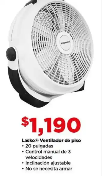 Lasko ventilador de piso