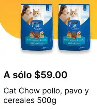 Cat chow pollo, pavo y cereales