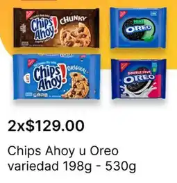 OXXO Chips ahoy u oreo variedad oferta