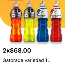 OXXO Gatorade variedad oferta