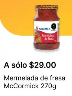 OXXO Mccormick mermelada de fresa oferta
