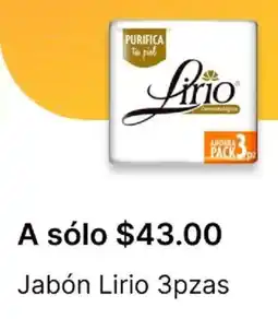 OXXO Lirio jabón oferta