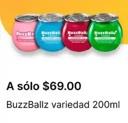 OXXO Buzzballz variedad oferta