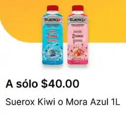 OXXO Suerox kiwi o mora azul oferta