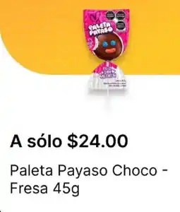 OXXO Paleta payaso choco - fresa oferta