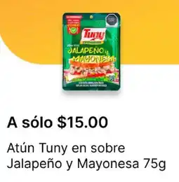 OXXO Tuny atún en sobre jalapeño y mayonesa oferta