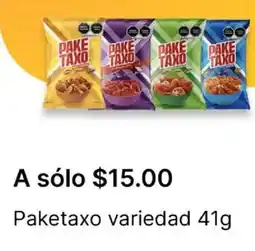 OXXO Paketaxo variedad oferta