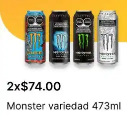 OXXO Monster variedad oferta
