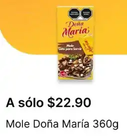 OXXO Doña maría mole oferta