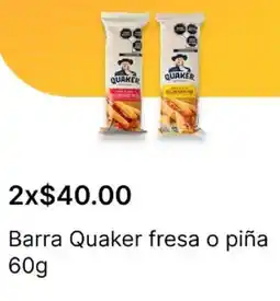 OXXO Quaker barra fresa o piña oferta