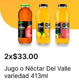 OXXO Del valle jugo o néctar variedad oferta