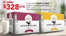 City Club Santa Clara leche UHT entera o deslactosada light oferta
