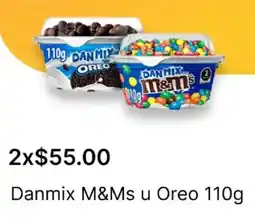 OXXO Danmix m&ms u oreo oferta