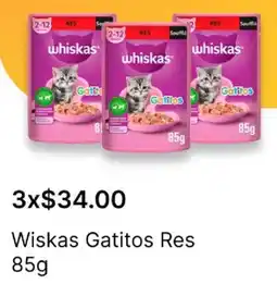 OXXO Wiskas gatitos res oferta