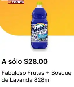 OXXO Fabuloso frutas + bosque de lavanda oferta