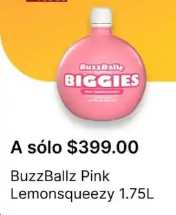 OXXO Buzzballz pink lemonsqueezy oferta