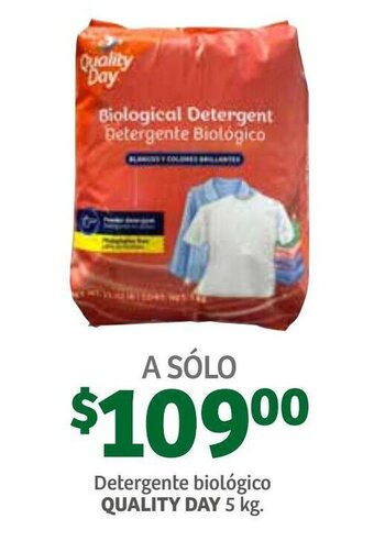 Soriana Híper Detergente Biológico Quality Day 5kg oferta