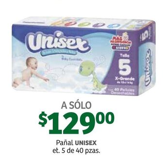 Soriana Híper Pañal Unisex et5 40 pzas oferta