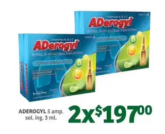 Soriana Híper ADerogyl 2x3ml oferta