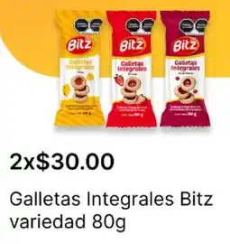 OXXO Bitz galletas integrales variedad oferta