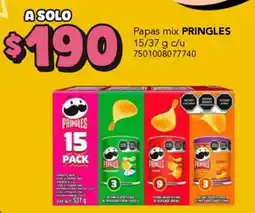 City Club Pringles papas mix oferta