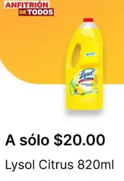 OXXO Lysol citrus oferta