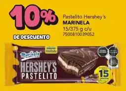 City Club Marinela hershey's pastelito oferta