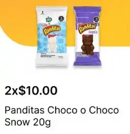 OXXO Panditas choco o choco snow oferta
