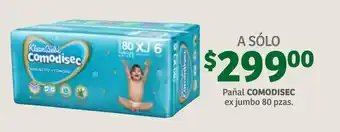 Pañal Comodisec Ex Jumbo 80 pzas