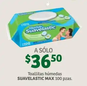 Soriana Híper Toallitas Húmedas Suavelastic Max 100 pzas oferta